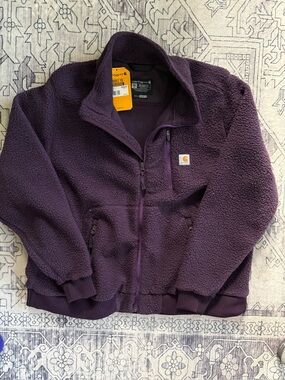 Carhartt WOMEN'S SHERPA FLEECE - 1 WARM RATING Nocturnal Haze Purple XXL